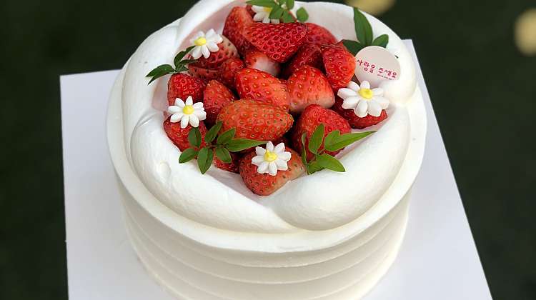 딸기 생크림 케이크 대표사진