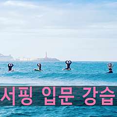비기너 서핑강습-프리서핑종일포함 대표사진