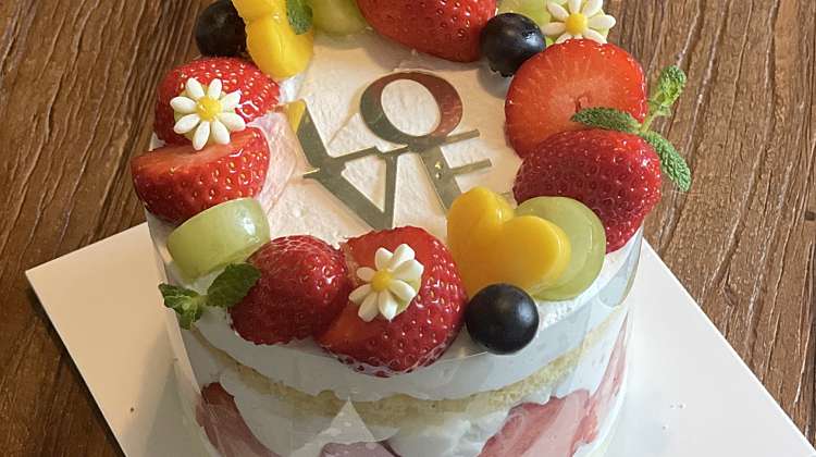 레터링 딸기 프레지에 케이크 대표사진