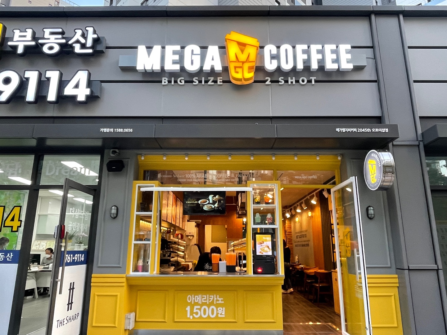 메가MGC커피 진도중앙점 반려동물 동반 애견카페