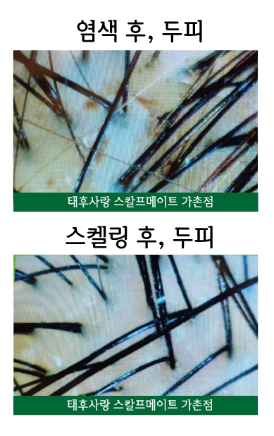 뿌리염색+앰플+두피스켈링+헤드스파 5