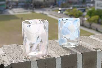 <유리> 알록달록 땡땡이 유리컵 만들기 대표사진