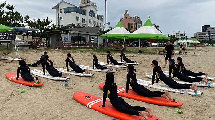 [서핑패키지] 여성 도미토리+서핑강습1시간 대표사진