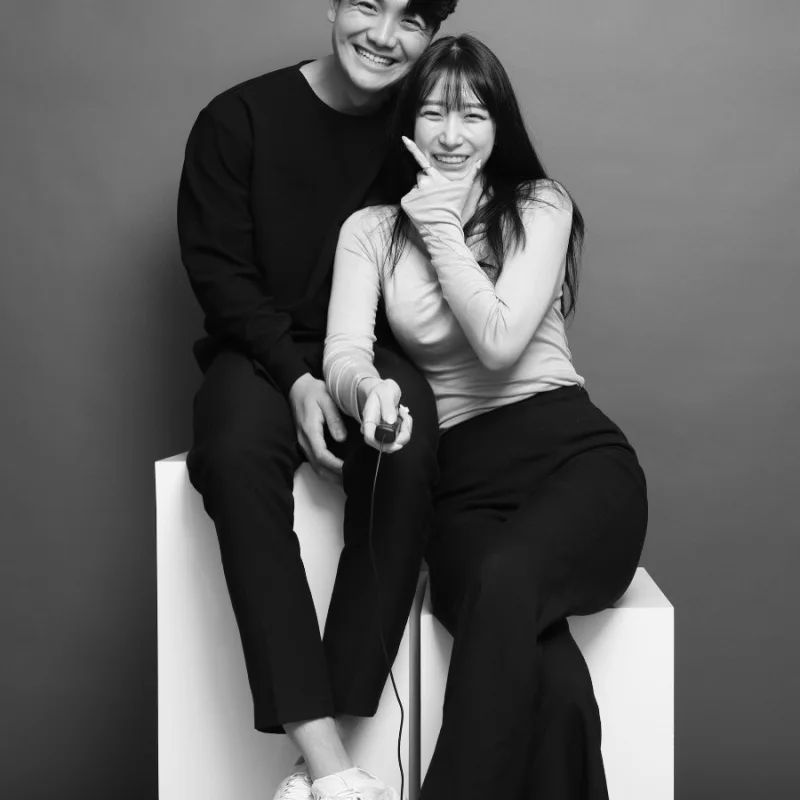 부천상동역 흑백 셀프사진관 데이트코스 까망
