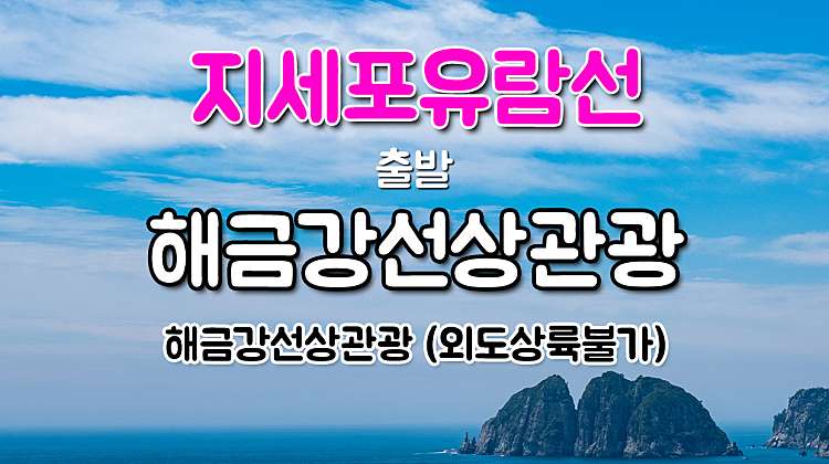 해금강 선상관광유람선 - 온라인할인이용권 대표사진