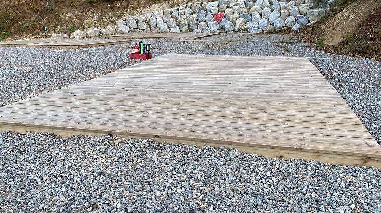 Camping wooden deck 대표사진