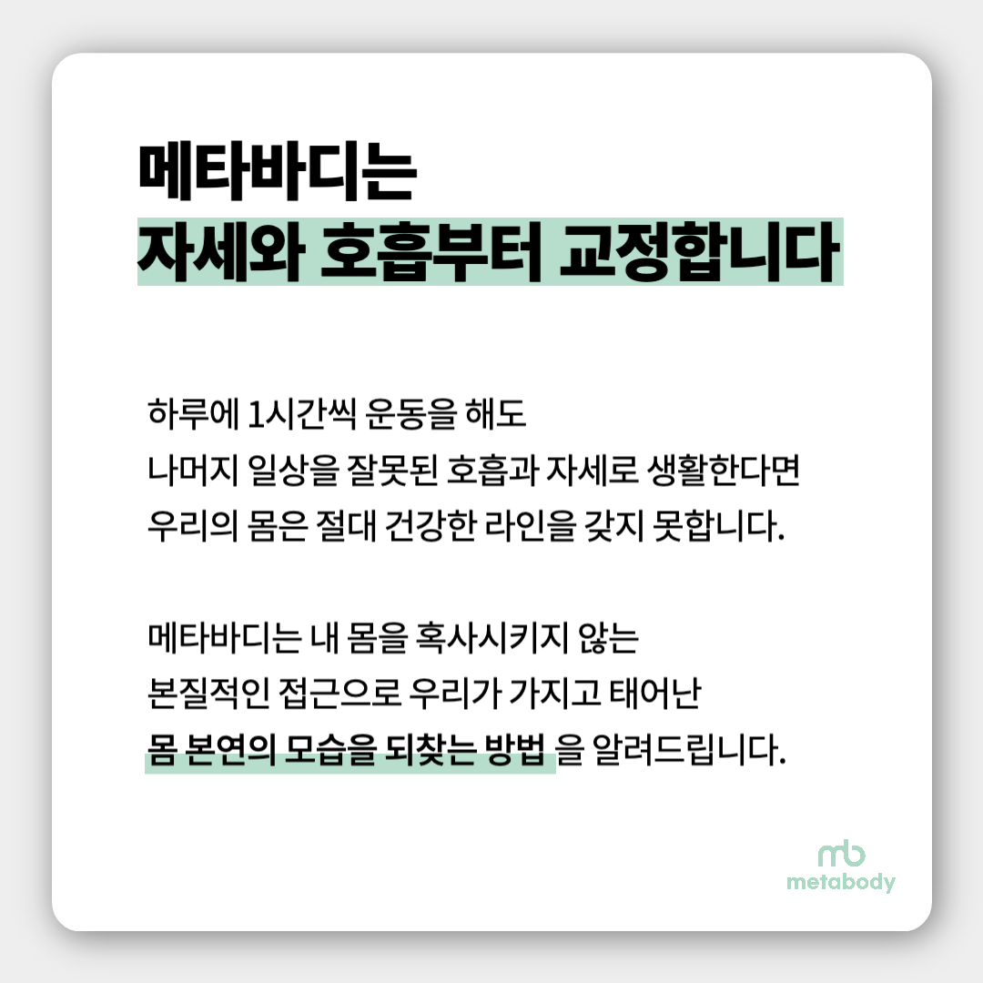 핏커버리 도산 메타바디 재활운동팀