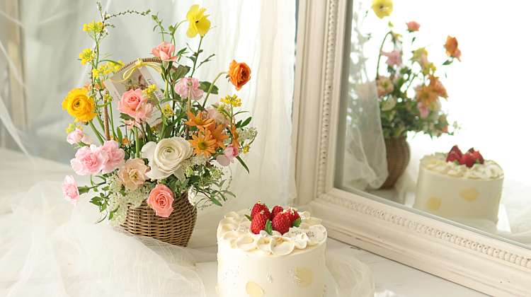 꽃+케이크 세트 대표사진
