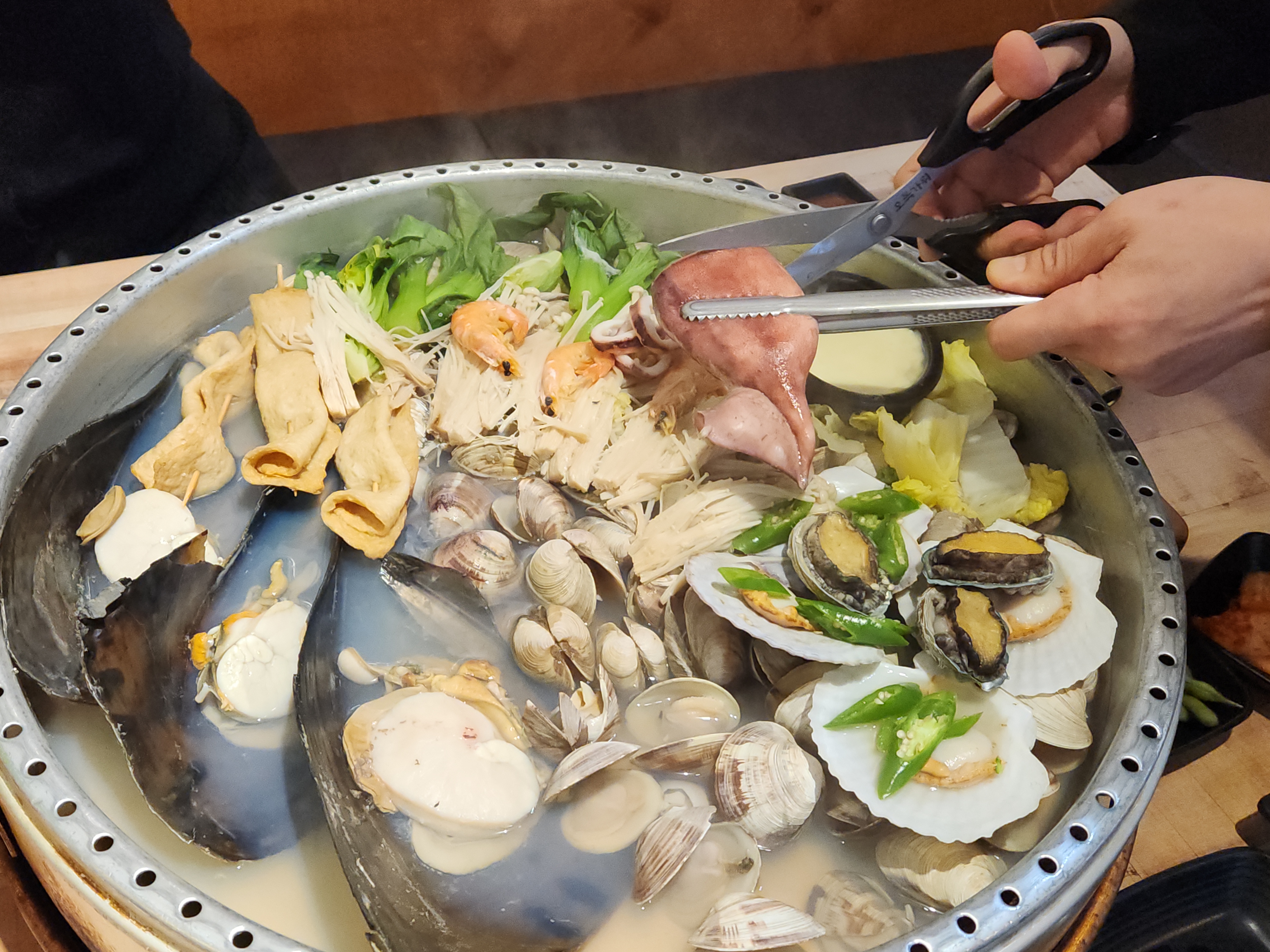 백억조조개찜수산