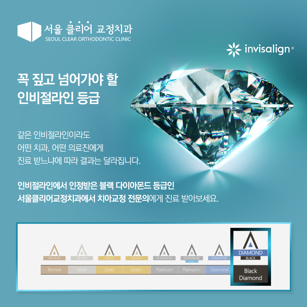 서울클리어치과교정과치과의원 대표 메뉴