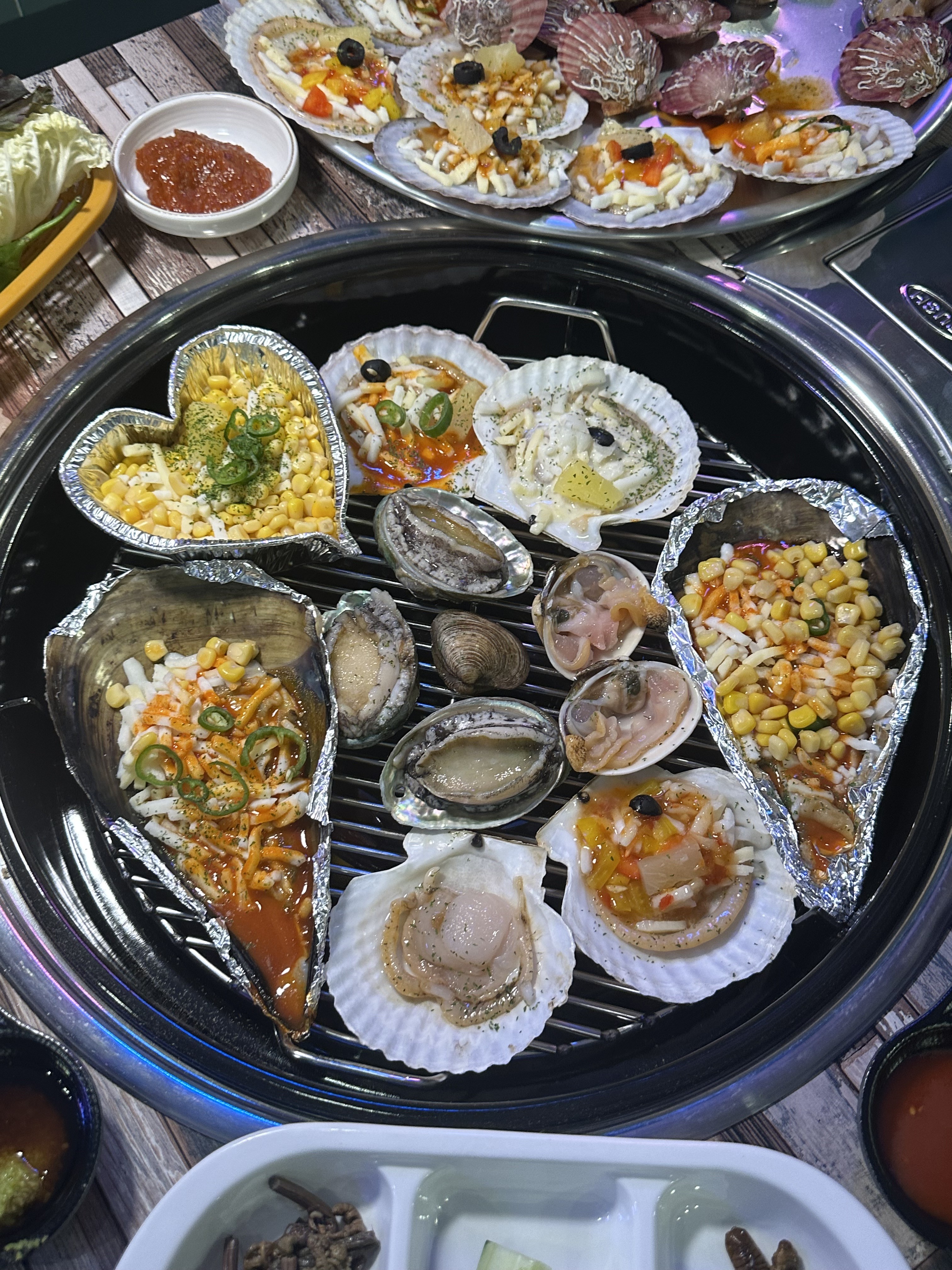 신신대패와조개구이