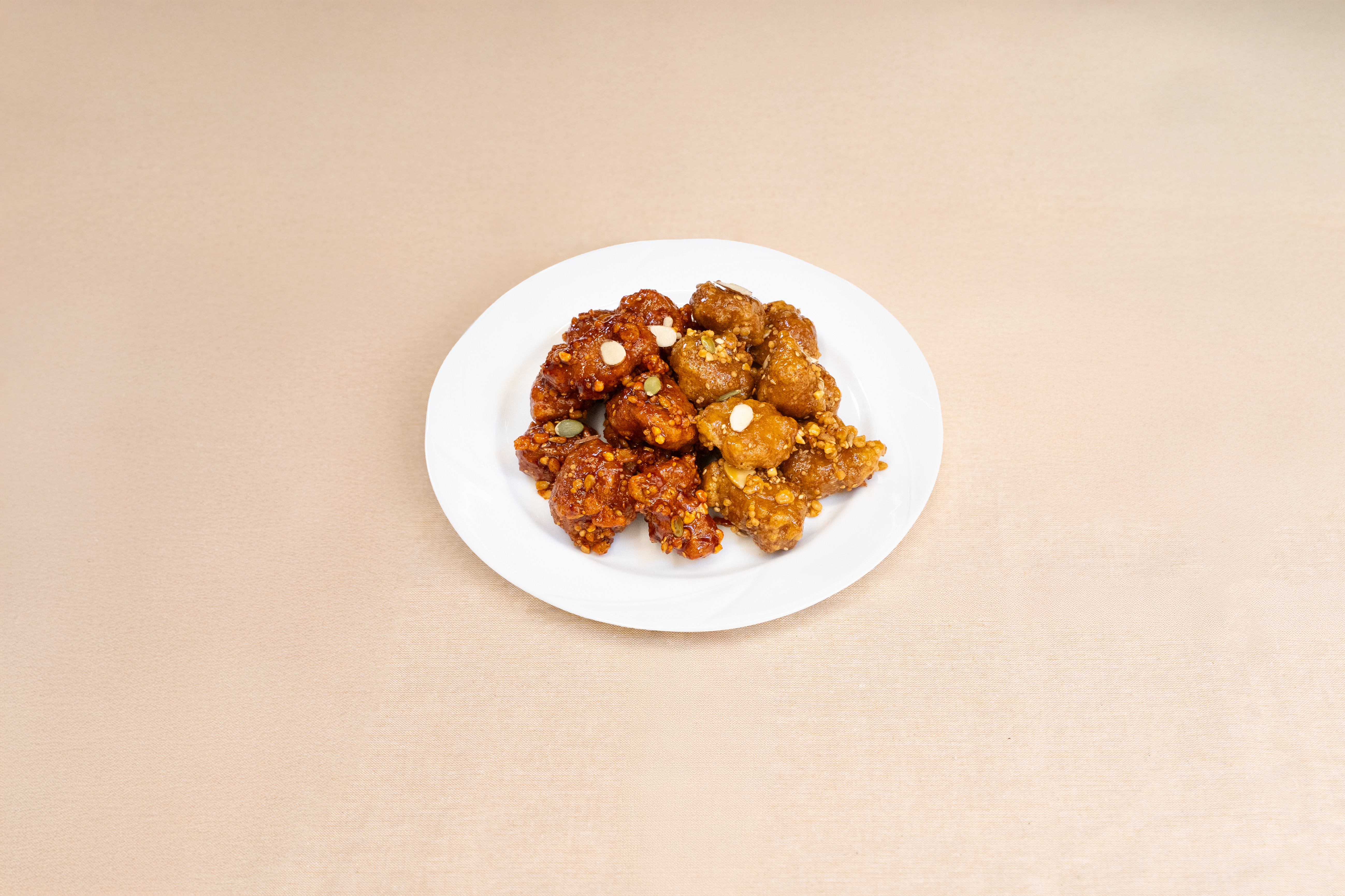 송이꿀 찹쌀 닭강정