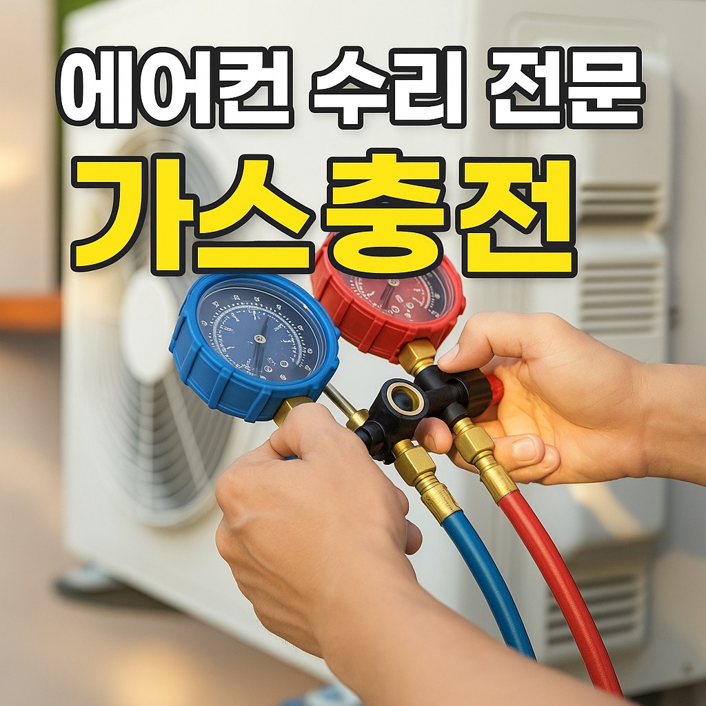 신나는 에어컨 가스충전 냉매충전