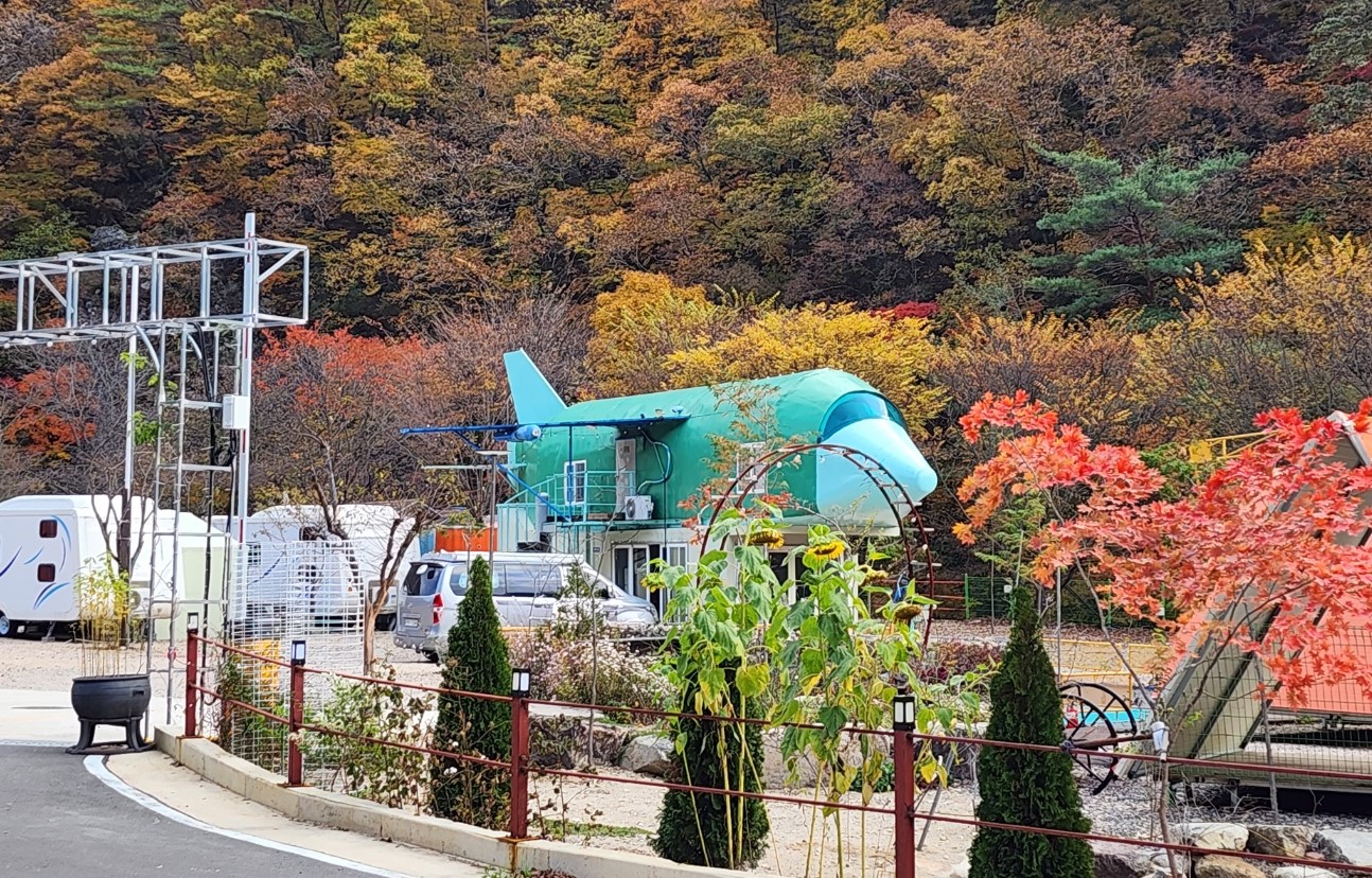포항하늘숲캠핑장 독채 객실 - 포항 가족 바베큐 독채 펜션