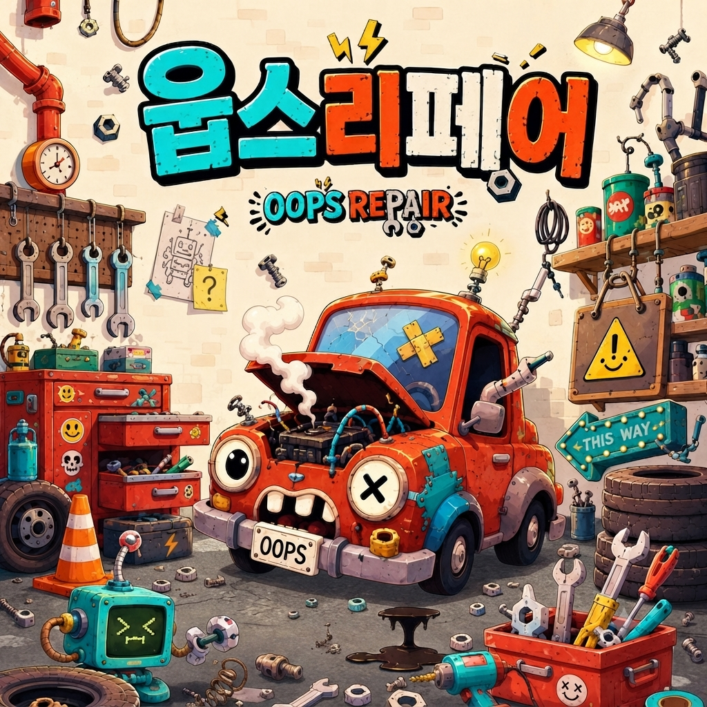 웁스 리페어 포스터